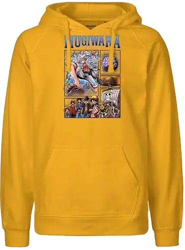 Monkey D. Ruffys Gear 5-Evolution – Pirate Mugiwara - Pirate, Gear 5 Luffy, Joyboy, Sun God Nika, Mugiwara, Straw Hat Pirates, Gomu Gomu no Mi, Devil Fruit, Thousand Sunny, Anime Evolution, Manga Panels, Pirate King, Shonen Jump, Anime Streetwear, Otaku, Weeb, Grand Line, Yonko, Wano Country, Anime Fanart, Japanese Text, East Blue, Anime Pirate, Nakama - Fairtrade Hoodie