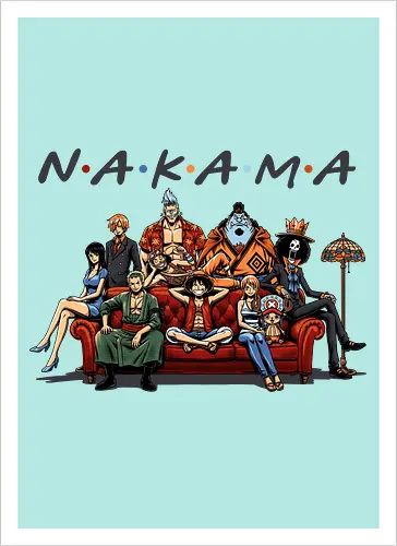 Nakama-Freunde-Parodie – Pirate: Strohhutpiraten auf der Couch