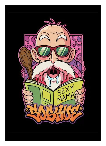 The Turtle Hermit's Distraction: Retro Roshi Graffiti