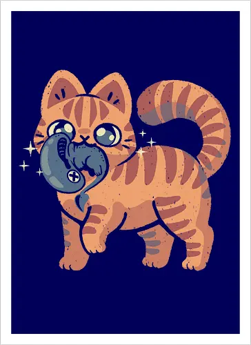 Cute Alien Cat