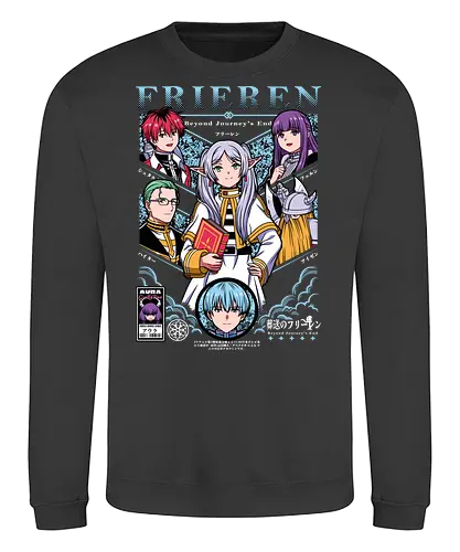 Frieren – Beyond the Journey - frieren, sousou no frieren, elf mage, anime fantasy, magic anime, adventure manga, anime elf, fantasy journey - Sweatshirt