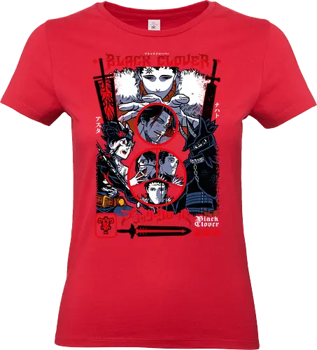 Magic Knight Power - Clover, asta, magic knights, anime magic, grimoire, shonen anime, anti magic, anime battle - Standard T-Shirt (Women)