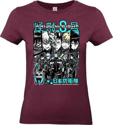 Kaiju No 8 – Defense Force - kaiju no 8, defense force, kafka hibino, anime squad, kaiju battle, monster anime, anime action, military anime - Standard T-Shirt (Women)