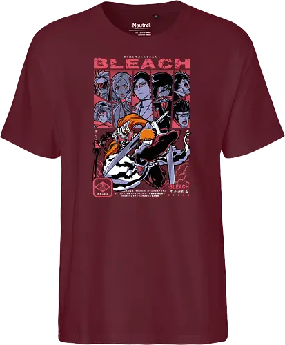 Soul Reaper Legacy - bleach, ichigo kurosaki, soul reaper, shinigami, anime swordsman, hollow mask, anime battle, bankai - Fairtrade T-Shirt