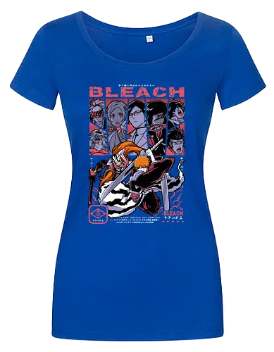 Soul Reaper Legacy - bleach, ichigo kurosaki, soul reaper, shinigami, anime swordsman, hollow mask, anime battle, bankai - Women T-Shirt