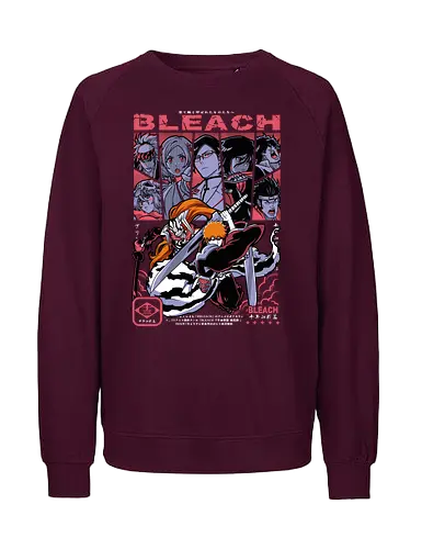Soul Reaper Legacy - bleach, ichigo kurosaki, soul reaper, shinigami, anime swordsman, hollow mask, anime battle, bankai - Fairtrade Sweatshirt
