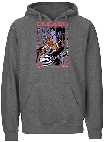 Soul Reaper Legacy - bleach, ichigo kurosaki, soul reaper, shinigami, anime swordsman, hollow mask, anime battle, bankai - Fairtrade Hoodie