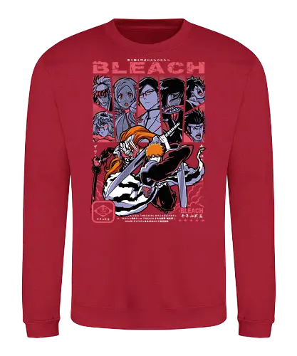 Soul Reaper Legacy - bleach, ichigo kurosaki, soul reaper, shinigami, anime swordsman, hollow mask, anime battle, bankai - Sweatshirt