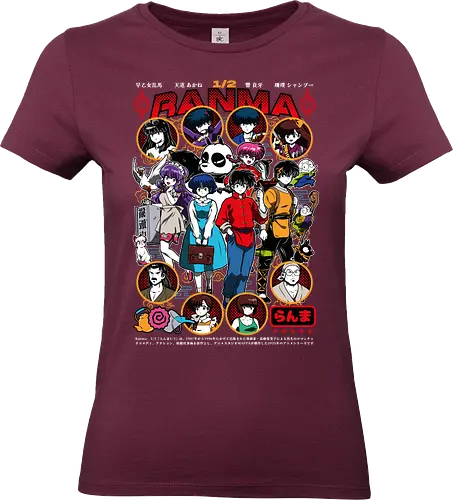 Ranma ½ – Martial Arts Chaos - ranma, ranma saotome, retro anime, martial arts anime, anime comedy, classic manga, anime transformation, rumiko takahashi - Standard T-Shirt (Women)