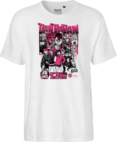 Paranormal Squad - dandadan, momo ayase, okarun, supernatural anime, alien anime, yokai battle, anime comedy, paranormal action - Fairtrade T-Shirt