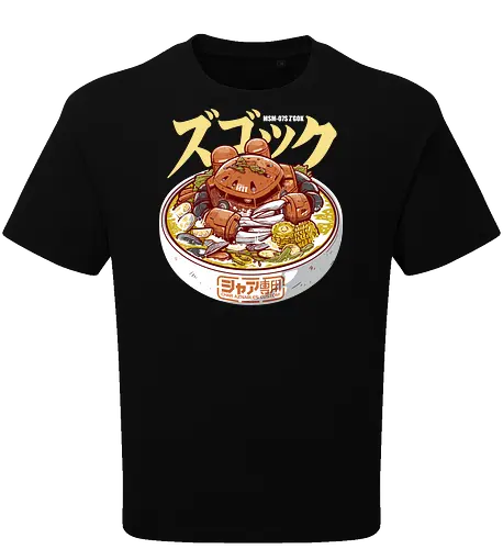 Char Z'Gok Meeresfrüchte-Ramen – Lustige Mecha-Parodie