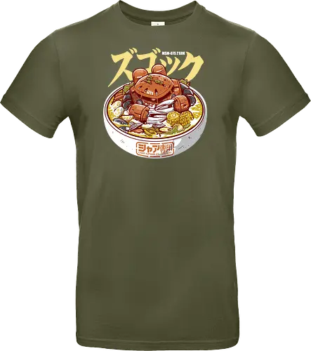 Char Z'Gok Meeresfrüchte-Ramen – Lustige Mecha-Parodie