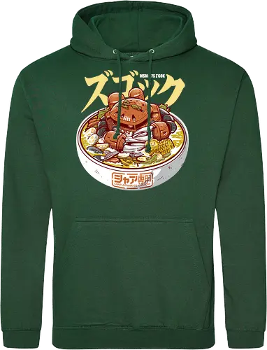 Char Z'Gok Meeresfrüchte-Ramen – Lustige Mecha-Parodie