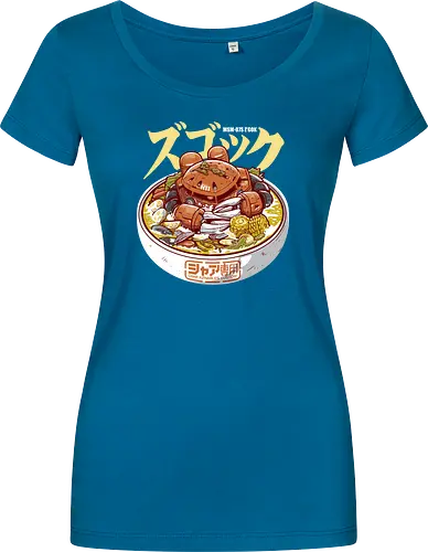 Char Z'Gok Meeresfrüchte-Ramen – Lustige Mecha-Parodie
