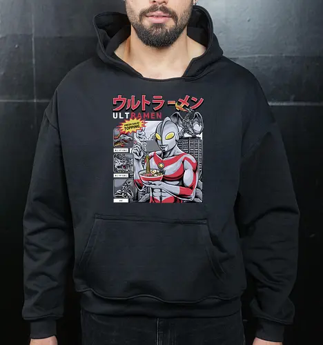 Ultramen Ramen-Nudelsuppe – Lustige Kaiju-Topping-Parodie