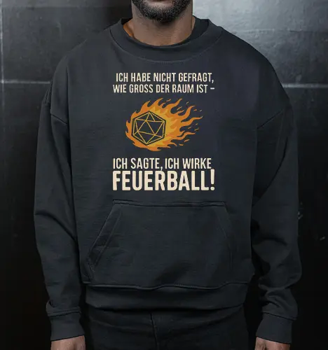 Pen and Paper D&D Ich Wirke Feuerball Vintage