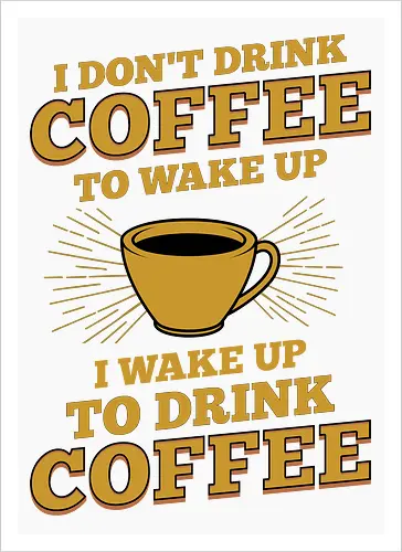 Lustiges Kaffee Liebhaber Design
