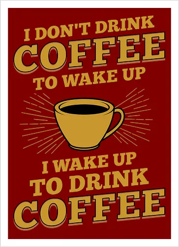 Lustiges Kaffee Liebhaber Design