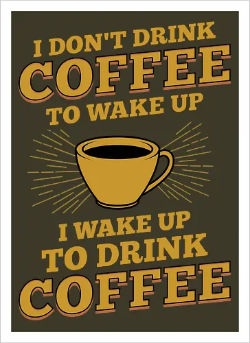 Lustiges Kaffee Liebhaber Design