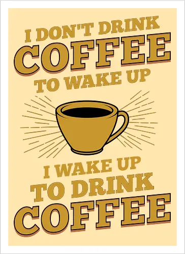 Lustiges Kaffee Liebhaber Design