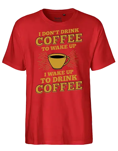 Lustiges Kaffee Liebhaber Design - kaffee liebhaber, lustiger kaffee spruch, retro kaffee design, koffein süchtig, kaffeeliebe, kaffeespruch, vintage kaffee, kaffeetypografie, espresso liebhaber, barista geschenk, morgenkaffee, kaffeefan, lustiges design, kaffeekultur, retro typografie, kaffeegrafik, kaffeetasse, koffein liebe, lustige zitate, kaffee lifestyle, kaffee kunst, trendiges design, kaffeegenuss, kaffee motiv, humor design, kaffee vibes, geschenk für kaffeeliebhaber, typografie design, kaffee illustration, retro stil - Fairtrade T-Shirt