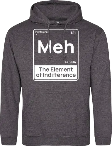 Meh The Element of Indifference Minimalist Humor 