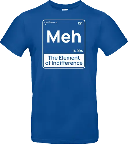 Meh The Element of Indifference Minimalist Humor 