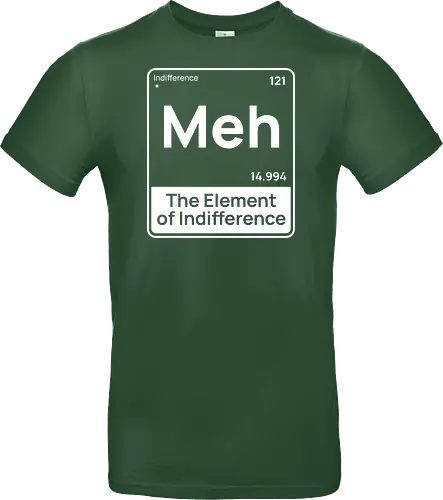 Meh The Element of Indifference Minimalist Humor 