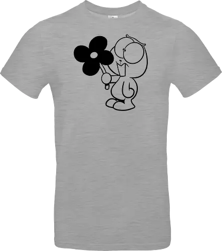 Lemming mit Blume