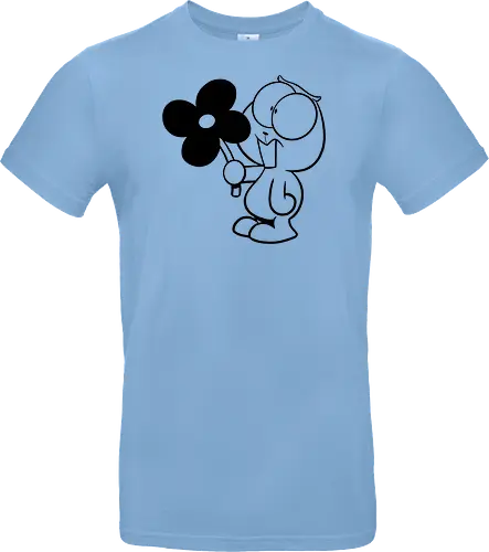 Lemming mit Blume