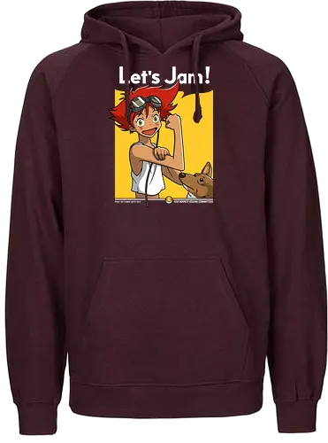 Radical Edward - Cowboy auf Höchster Frequenz! - Cowboy, Radical Edward, Klassischer Anime, Geek T-Shirt, Anime Hacker - Fairtrade Hoodie