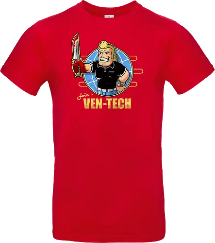 Retro Cartoon Unternehmens Tech Maskottchen Messer Geek Mashup