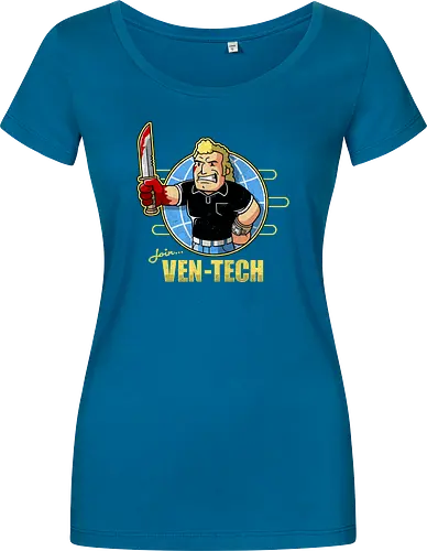 Retro Cartoon Unternehmens Tech Maskottchen Messer Geek Mashup