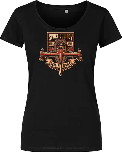Space Cowboy Kopfgeldjäger – Let's Jam Vintage Badge