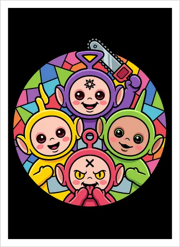 Terror-Tubbies: Stained Glass Nightmares