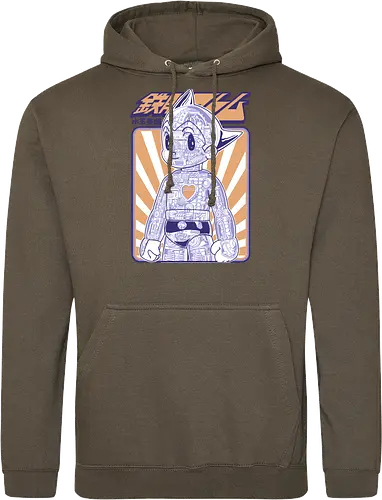 Astro Boy Mechanische Anatomie Retro Anime Roboter