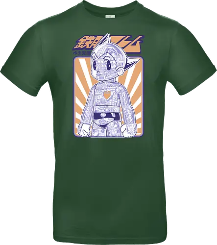 Astro Boy Mechanische Anatomie Retro Anime Roboter