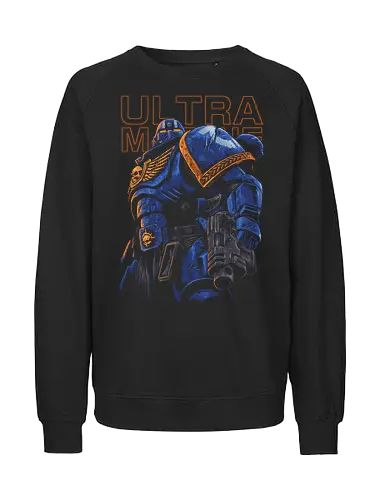 UM-Astartes-Knight-Veteran-Krieger - wh40k, xiii legion, tabletop wargaming, space knight, sci fi warrior, bolter, adeptus - Fairtrade Sweatshirt