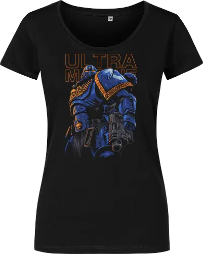 UM-Astartes-Knight-Veteran-Krieger - wh40k, xiii legion, tabletop wargaming, space knight, sci fi warrior, bolter, adeptus - Women T-Shirt