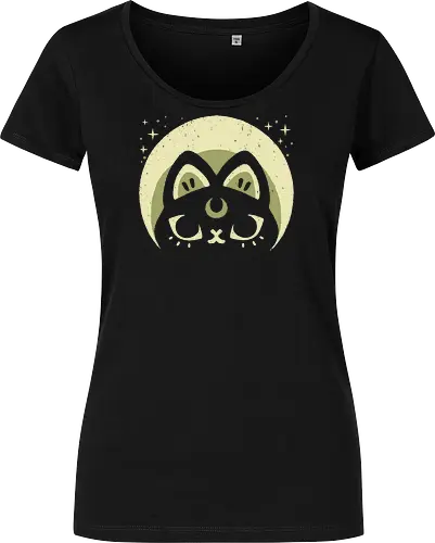Half Moon Witchy Cat