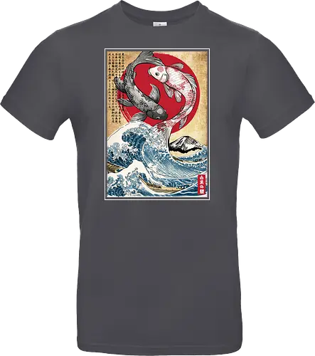 Koi balance in Japan