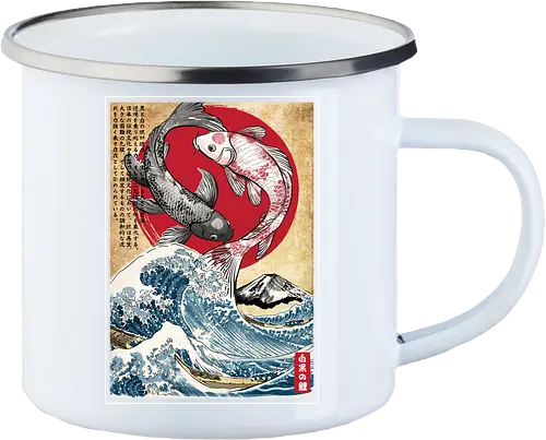 Koi balance in Japan