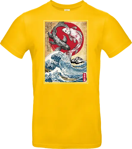 Koi balance in Japan
