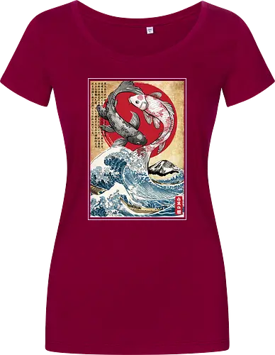 Koi balance in Japan