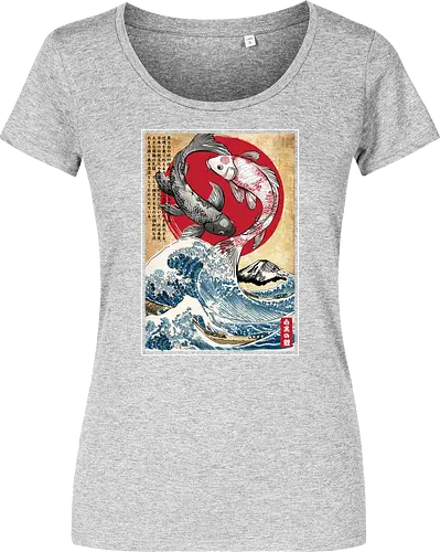 Koi balance in Japan