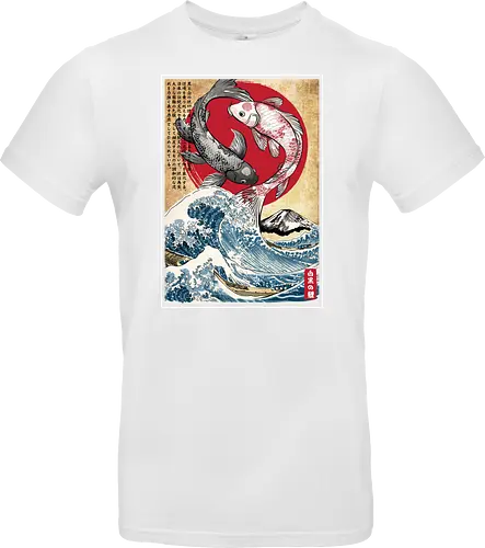 Koi balance in Japan