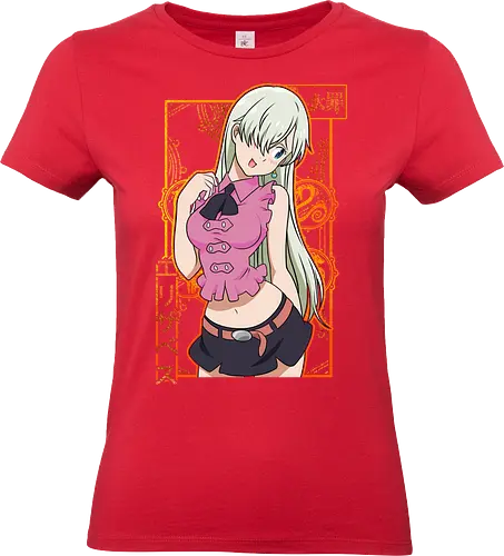 Elizabeth Royal Grace - elizabeth liones, anime girl, seven deadly sins, goddess clan, manga style, fantasy art, anime aesthetic, royal anime - Standard T-Shirt (Women)