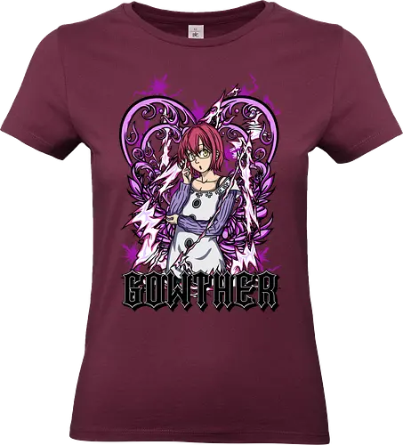 Gowther Dark Heart - gowther, anime mage, seven deadly sins, purple aesthetic, fantasy anime, manga art, anime warrior, magical aura - Standard T-Shirt (Women)