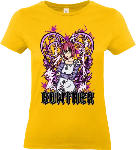 Gowther Dark Heart - gowther, anime mage, seven deadly sins, purple aesthetic, fantasy anime, manga art, anime warrior, magical aura - Standard T-Shirt (Women)