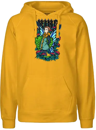 King Fairy Wings - king, seven deadly sins, fairy king, anime art, manga style, fantasy hero, anime design, colorful aesthetic - Fairtrade Hoodie